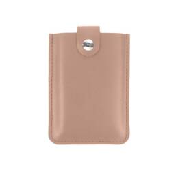 Porte-carte de visite en cuir rose - PV500