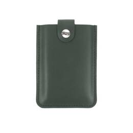Porte-carte de visite en cuir vert - PV500