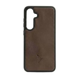 Coque Galaxy S24+ cuir marron - PM-066-01