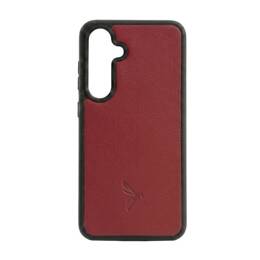 Coque Galaxy S24+ cuir rouge - PM-066-01
