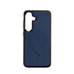 Coque Galaxy S25 cuir bleu - PM-069-01