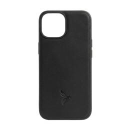 Coque iPhone 15 cuir noir - PM-076-01