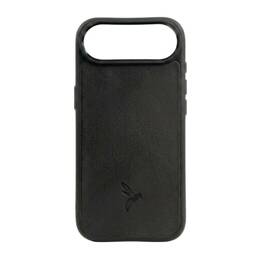 Coque iPhone 17 Air cuir noir  - PM-085-01