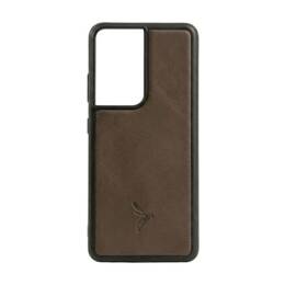Coque Galaxy S21 Ultra cuir marron - PM-088-01
