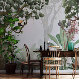 Toucan Paradise - Papier peint panoramique