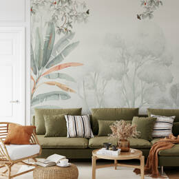 Arara's paradise - Papier peint panoramique