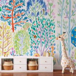 Papier peint panoramique forêt, enfant – Kid Forest