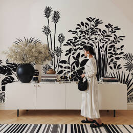 Papier peint panoramique jardin, exotique – Plants
