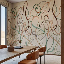 Papier peint design moderne, abstrait – Synapses