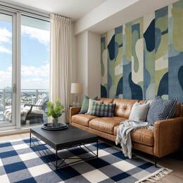 Éclats d’Horizon - Papier peint abstrait