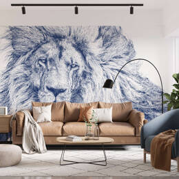 Lion - Papier peint panoramique