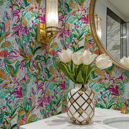 Émilie - Papier peint feuillage