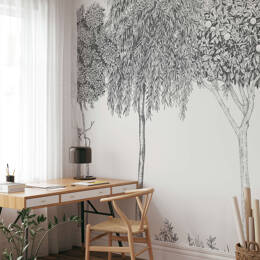 Jardin d'éden - Papier peint paysage