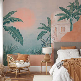 Papier peint panoramique jungle, paysage – Eldorado