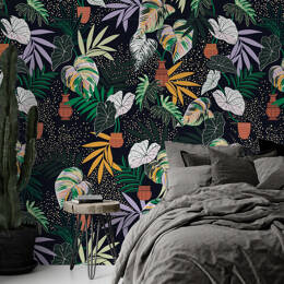 Papier peint design, jardin poétique – Indoor Jungle