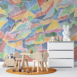 Hachure - Papier peint panoramique