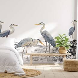 Sanctuaire du Héron - Papier peint panoramique