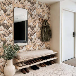 Papier peint montagne Alpina – Design artistique Baptiste Vandaele