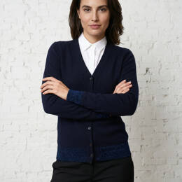 Cardigan Femme Marine Merinos-cachemire - Philomène