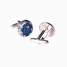 Boutons de manchette Liberty Emma bleu