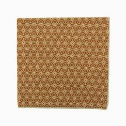 Pochette de costume Japonais Asanoha terracotta
