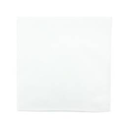 Pochette de costume blanche en coton