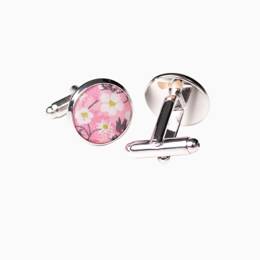 Boutons de manchette Liberty Mitsi Valéria blush