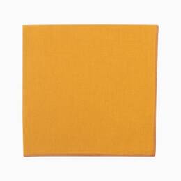 Pochette de costume moutarde