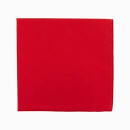 Pochette de costume rouge tomate