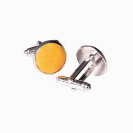 Boutons de manchette jaune bouton d'or