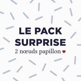 Pack surprise - 2 noeuds papillon