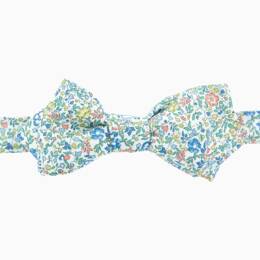 Nœud papillon Liberty Katie & Millie vert sauge / abricot