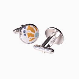 Boutons de manchette Manco moutarde