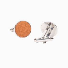 Boutons de manchette Lin safran
