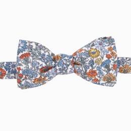 Nœud papillon Liberty May fields bleu cuivre