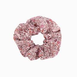 Chouchou Liberty Ava bordeaux rose