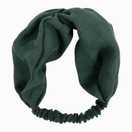 Headband Lin vert forêt