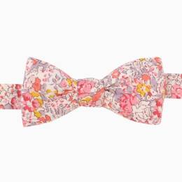 Nœud papillon Liberty Claire Aude rose