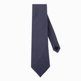 Cravate Soie Fiorenza bleu nuit