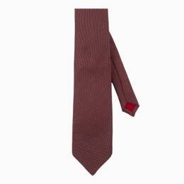 Cravate Soie Fiorenza bordeaux