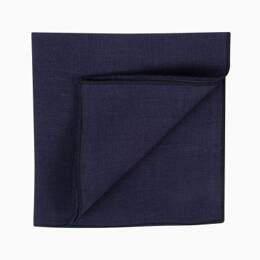 Pochette de costume Lin saphir