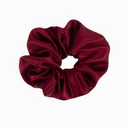Chouchou Soie bordeaux