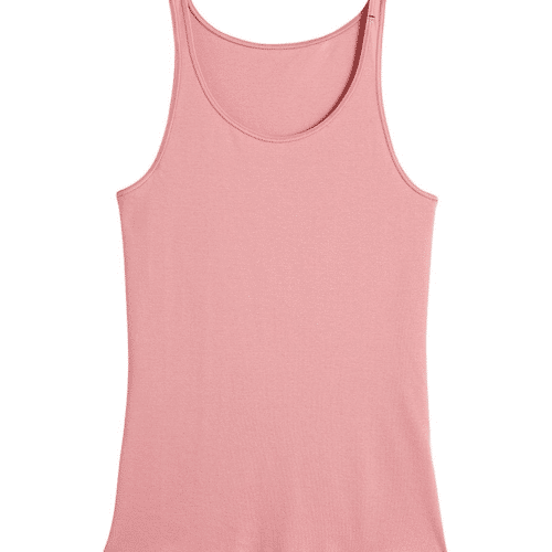 Débardeur En Coton Bio - Rose - Femme  | Made In France | Lemahieu