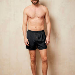 Caleçon court en Coton BIO - Noir - Homme