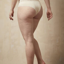 Tanga dentelle - Ecru - Blanc - Femme