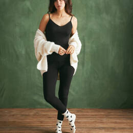 Legging en Coton Modal - Noir - Femme