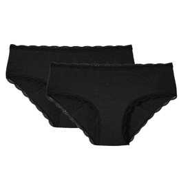 2x Shortys menstruels - Noir - Femme