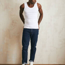 Débardeur Marcel en Coton BIO - Blanc - Homme