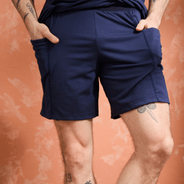 Short coton modal - Marine - Homme