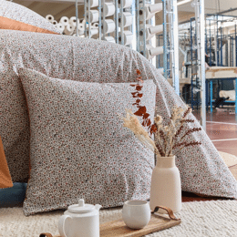 Housse de couette 100% coton - Fleurie